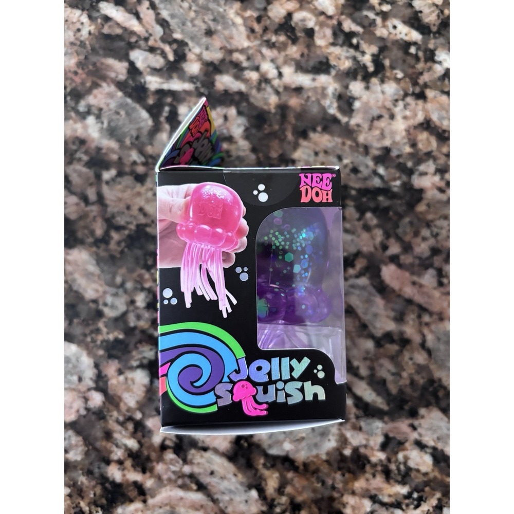 NeeDoh Jellysquish (jellyfish) NEW ON HAND PURPLE Viral Authentic Guarantee - Picture 4 of 6